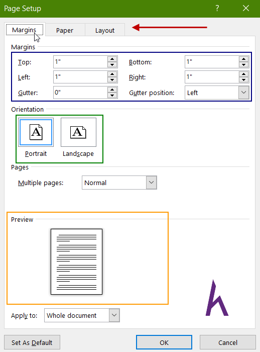 4. Cách thiết lập Page Setup trong Microsoft Excel