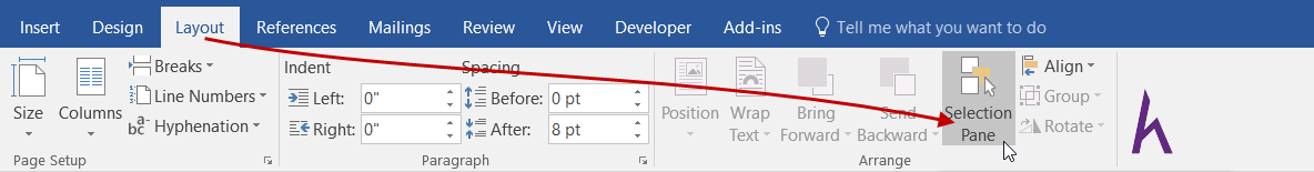 Định vị và thao tác với chức năng Selection Page