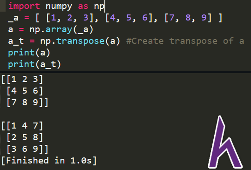 Ma trận và vector với NumPy, Python, Kteam, Howkteam