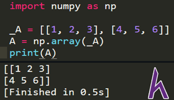Ma trận và vector với NumPy, Python, Kteam, Howkteam