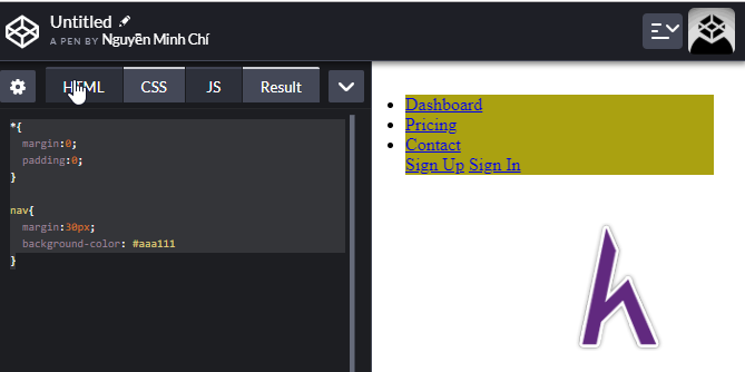 Thực hành các thuộc tính của Sass, variables trong sass, nesting trong sass, codepen, compile SASS, SCSS, CSS, Front end cơ bản, tự làm website
