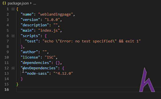 Set up môi trường để Compile SASS sang CSS, landing page, selftaught, howkteam, css, sass, làm web đơn giản, tự học làm web