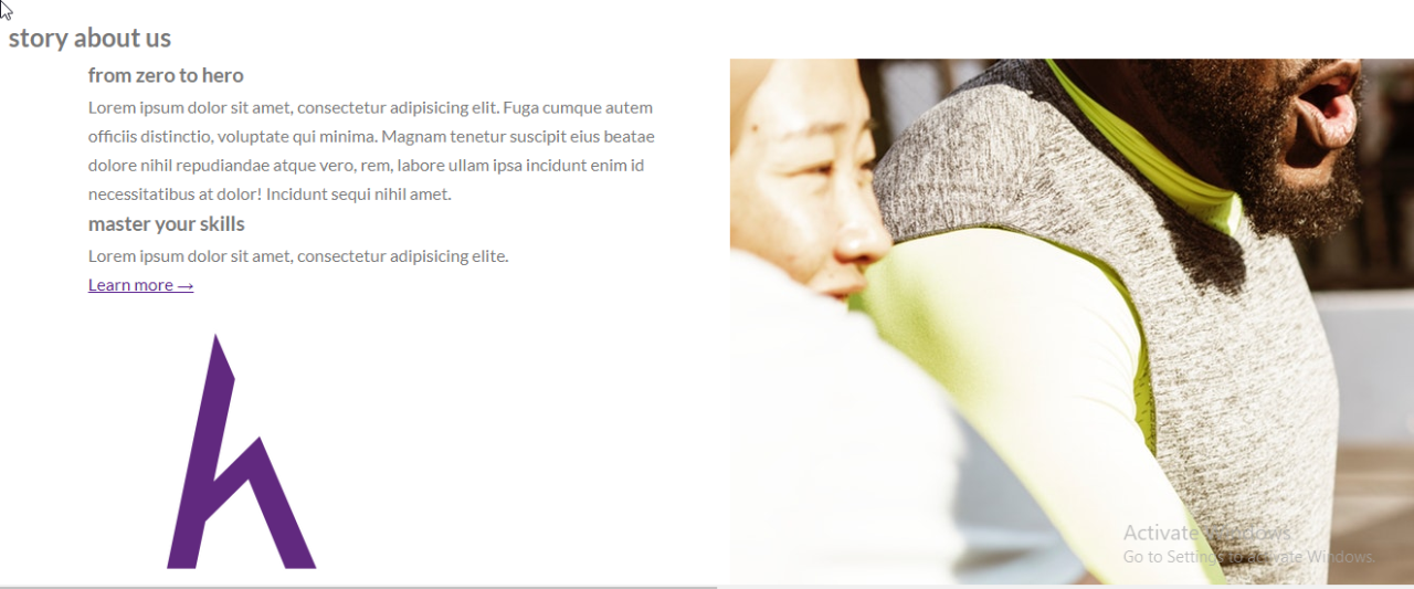 Tạo text gradient và hiệu ứng hover cho text cho About Section trong web landing page, CSS, SASS, landing page, webiste cơ bản