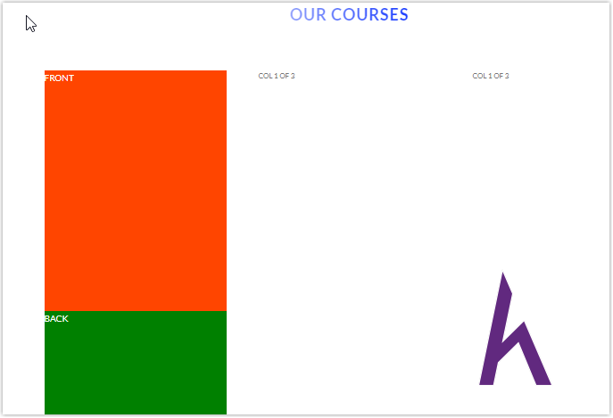 Tạo hiệu ứng Rotate cho Card Component trong Courses Section , Landing page, CSS, SASS, HTML