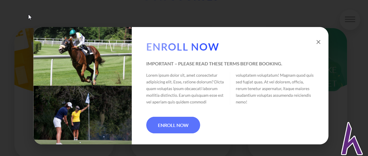 Code popup component, CSS, SASS